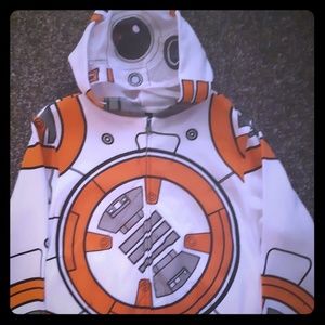Star Wars BB8 Character with Mask on Hoodie